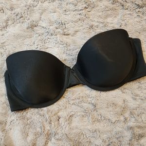 Sweet Nothings Maidenform Ladies Black Nylon Strapless Bra Size 34C